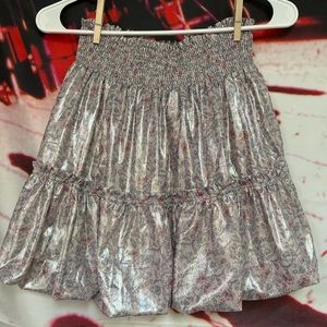 Free People ruffled skirt